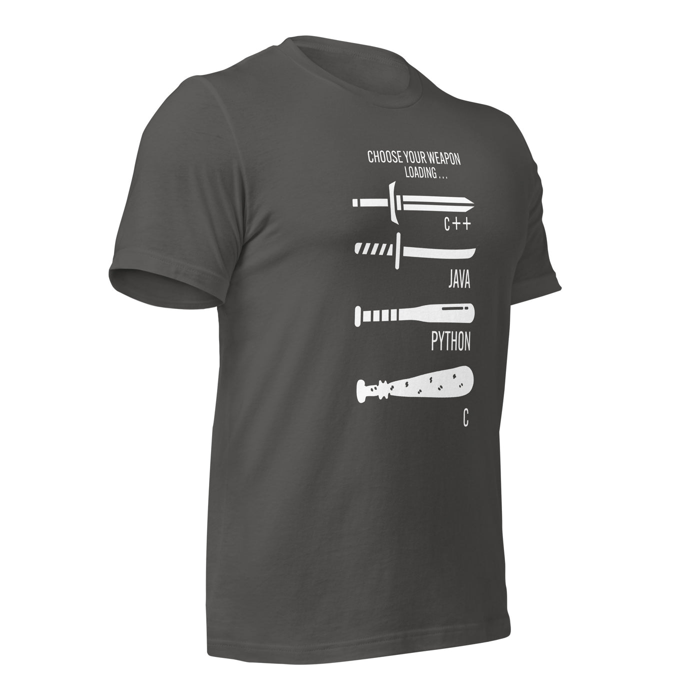 Choose your weapon v1 - Unisex t-shirt