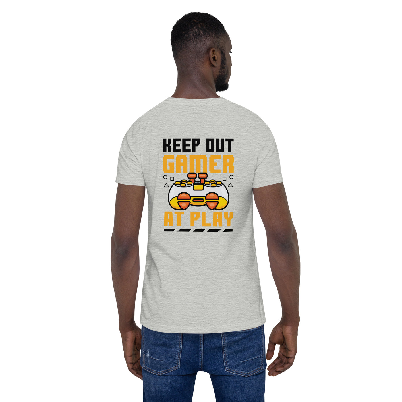 Keep Out Gamer At Play Rima 7 in Dark Text - Unisex t-shirt