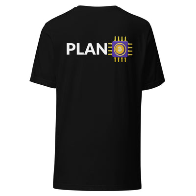 Plan Bitcoin V3 Unisex t-shirt ( Back Print )
