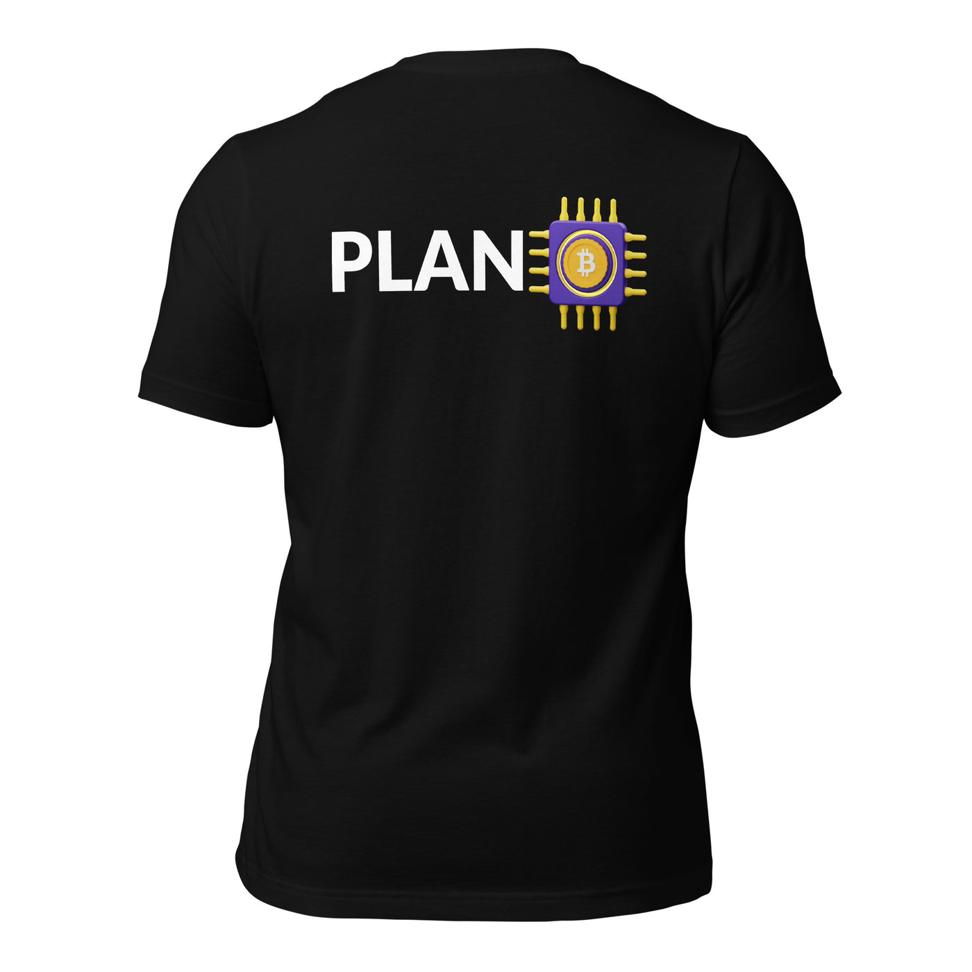 Plan Bitcoin V3 Unisex t-shirt ( Back Print )