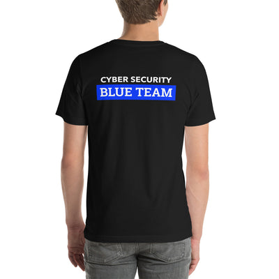 Cyber Security Blue Team V6 Unisex t-shirt ( Back Print )
