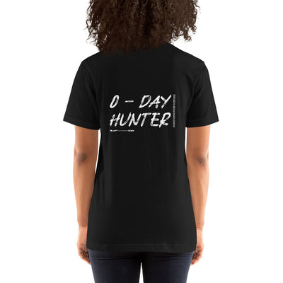 0-day Hunter V4 Unisex t-shirt ( Back Print )