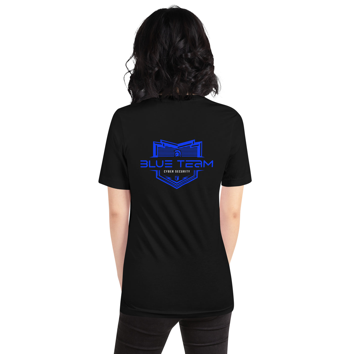 Cyber Security Blue Team V15 - Unisex t-shirt  ( Back Print )