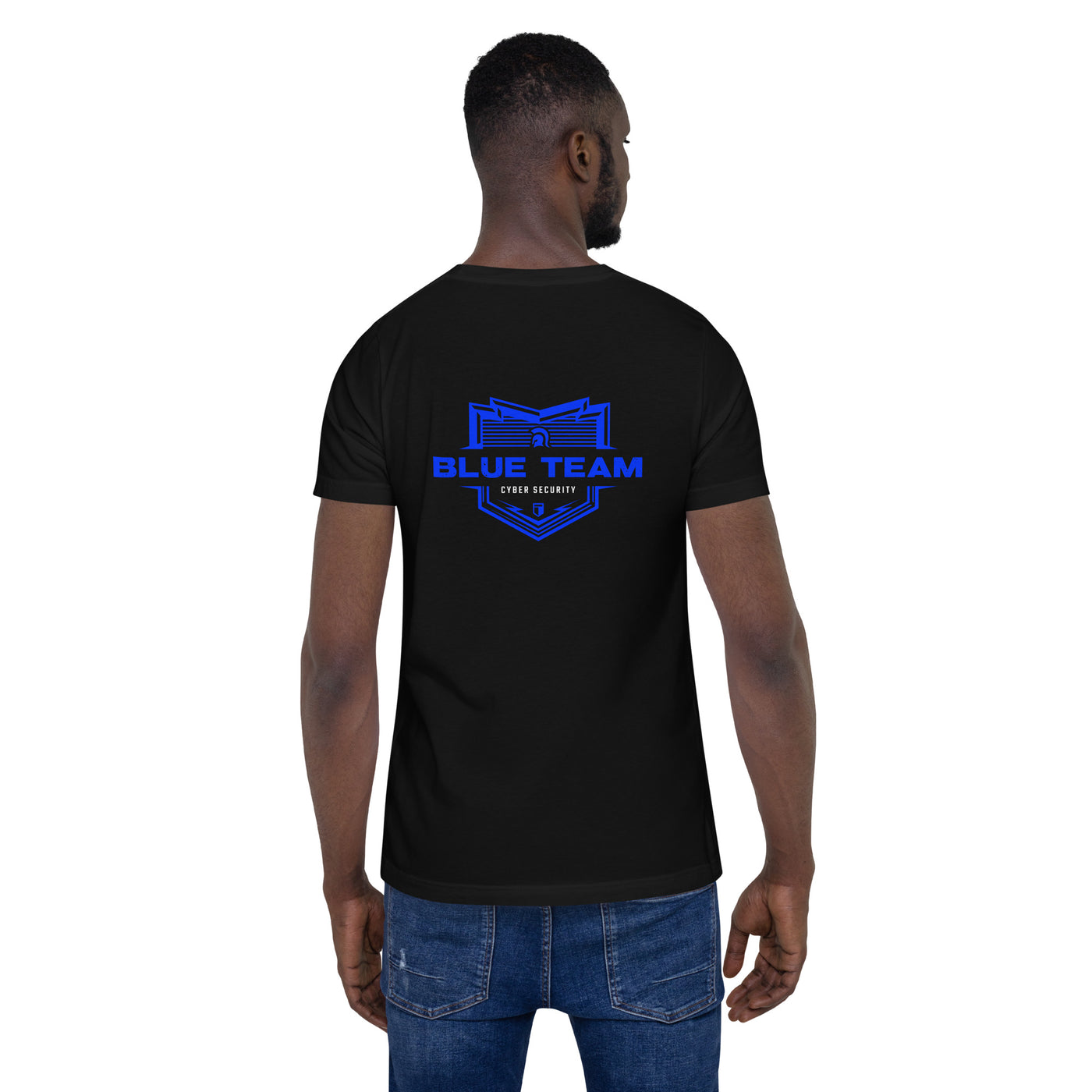 Cyber Security Blue Team V14 - Unisex t-shirt  ( Back Print )