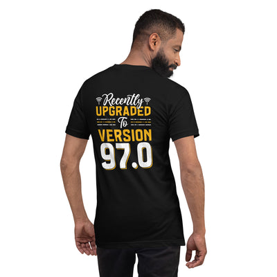 Recently Upgraded to Version 97.0 - Unisex t-shirt ( Back Print )
