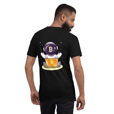 Bitcoin Astronaut - Unisex t-shirt ( Back Print )