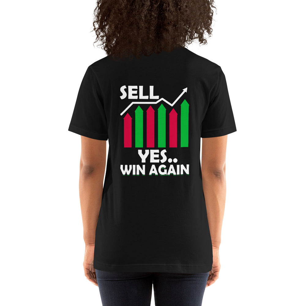 Sell: Yes..Win again! - Unisex t-shirt ( Back Print )