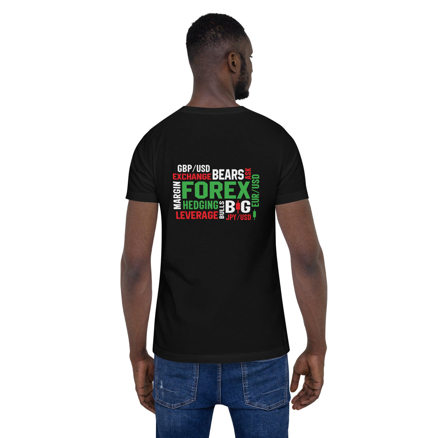 GMP Forex Trading ( DB ) - Unisex t-shirt ( Back Print )