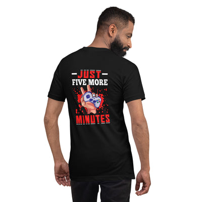 Just 5 more Minutes Rima - Unisex t-shirt ( Back Print )