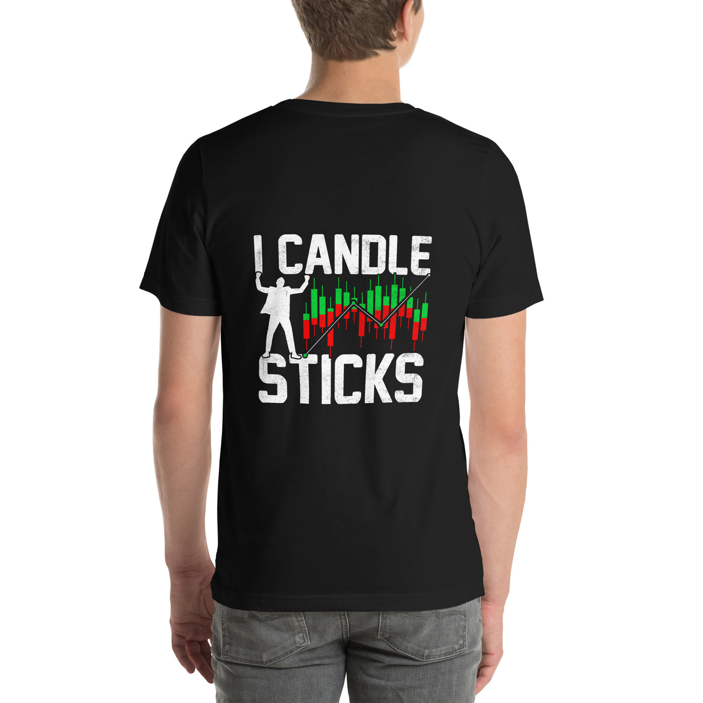 I Candle Stick - Unisex t-shirt ( Back Print )