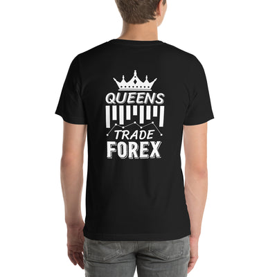 Queens Trade Forex - Unisex t-shirt ( Back Print )