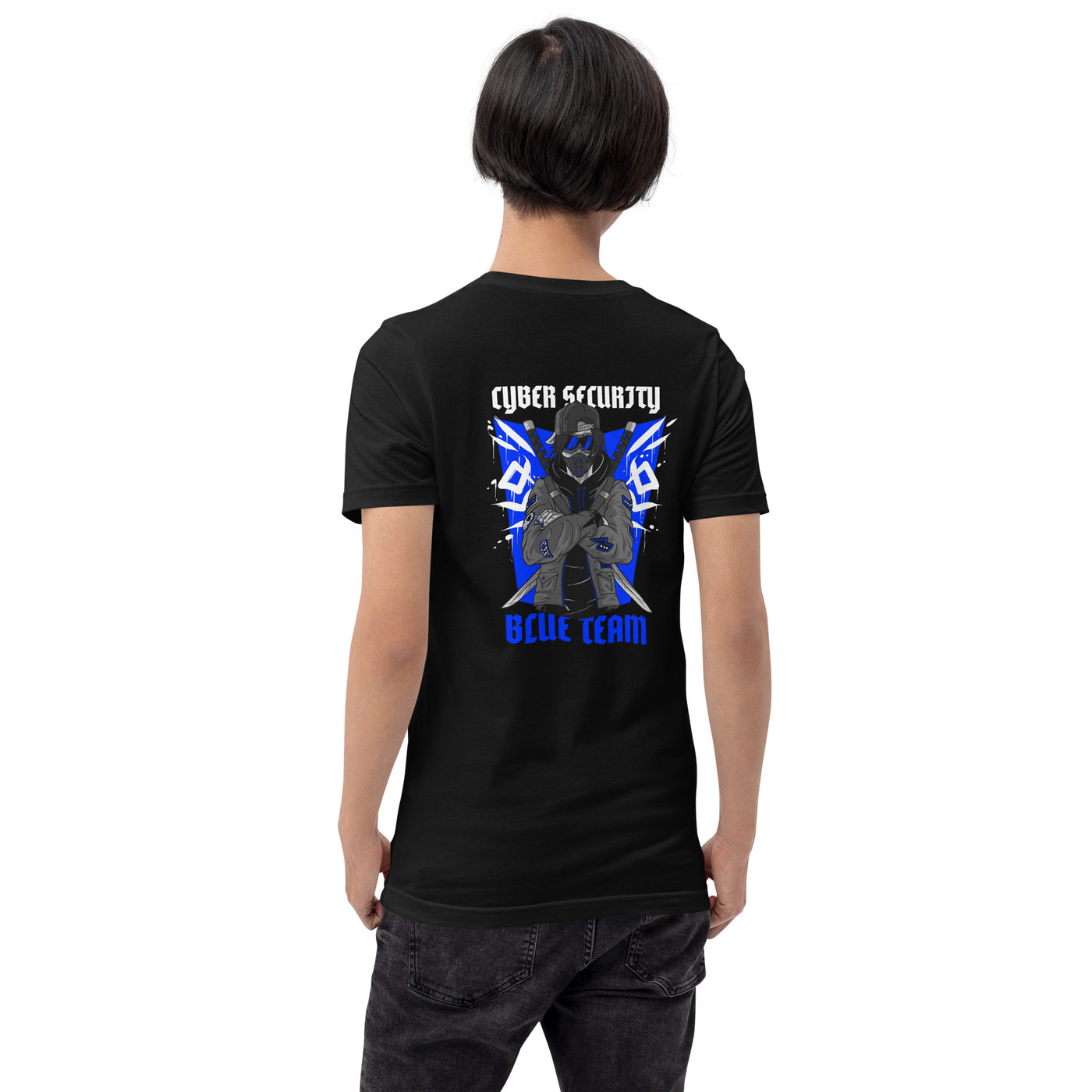 Cyber Security Blue Team V3 - Unisex t-shirt ( Back Print )