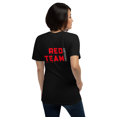 Cyber Security Red Team V8 - Unisex t-shirt ( Back Print )