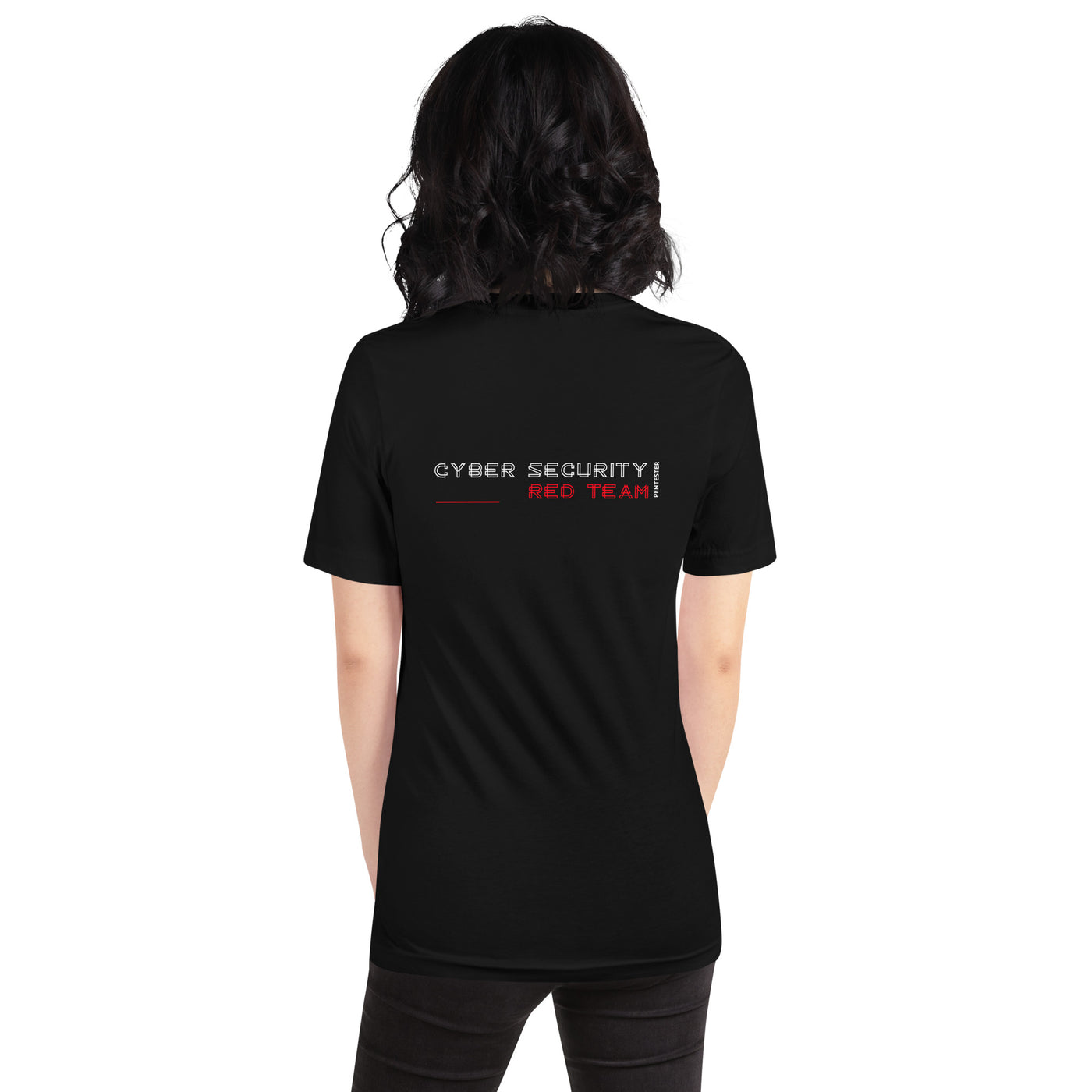 Cyber Security Red Team V2 - Unisex t-shirt ( Back Print )