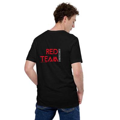 Cyber Security Red Team V4 - Unisex t-shirt ( Back Print )