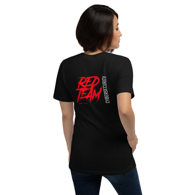 Cyber Security Red Team V6 - Unisex t-shirt ( Back Print )