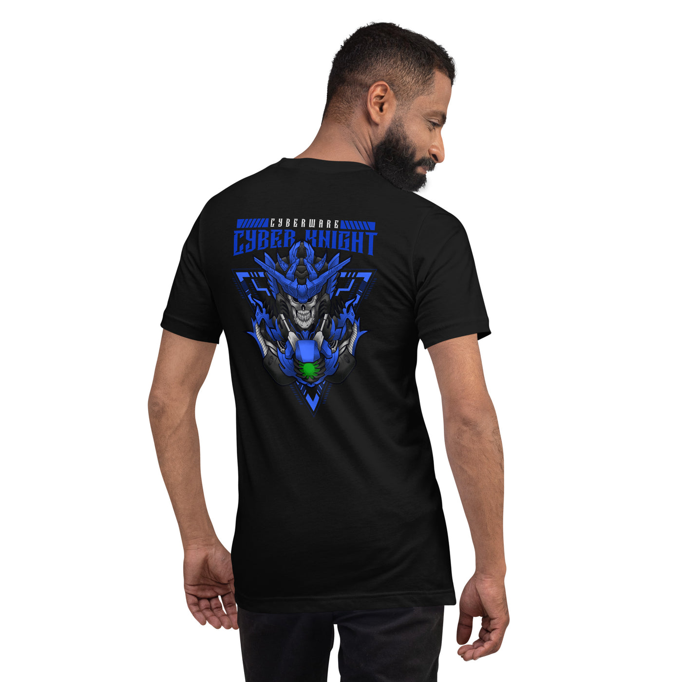 CyberWare Cyber knight - Unisex t-shirt ( Back Print )