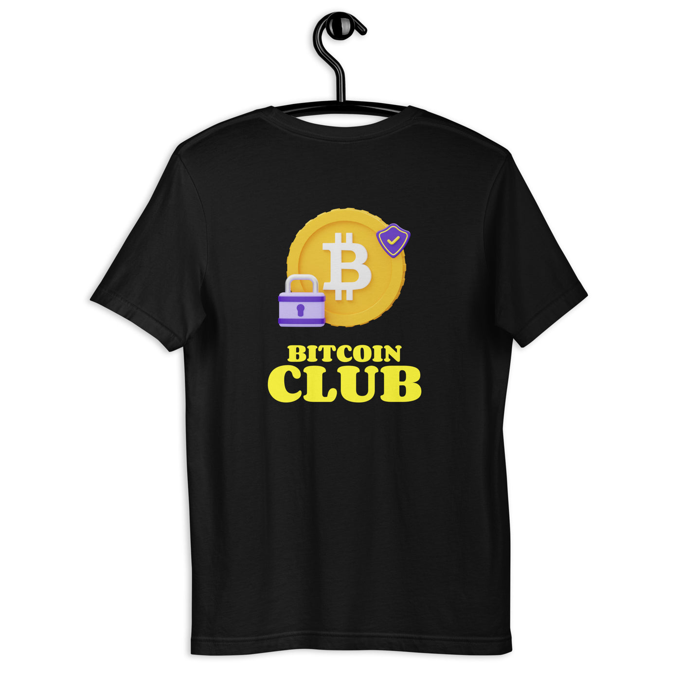 BITCOIN CLUB V7 - Unisex t-shirt ( Back Print )