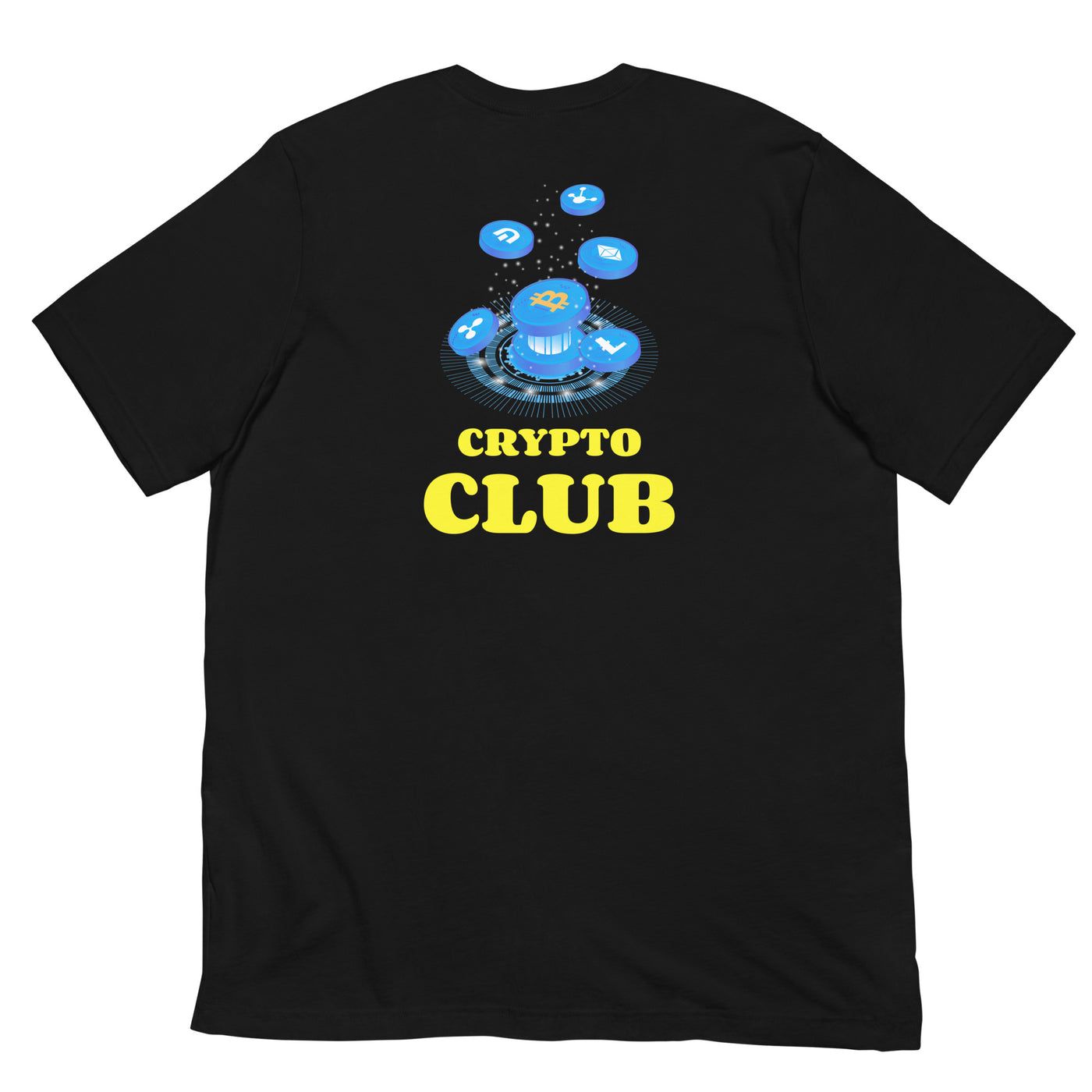 Crypto Club - Unisex t-shirt ( Back Print )