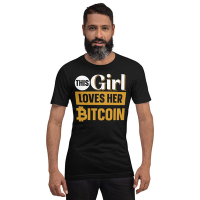This Girl love her Bitcoin Unisex t-shirt