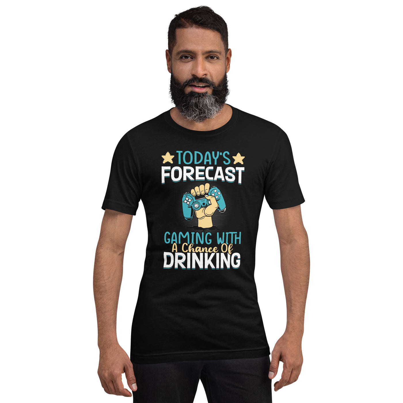 Today's Forecast - Gaming with a Chance of Drinking Unisex t-shirt