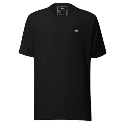 Black Hat Hacker V9 Unisex t-shirt ( Back Print )