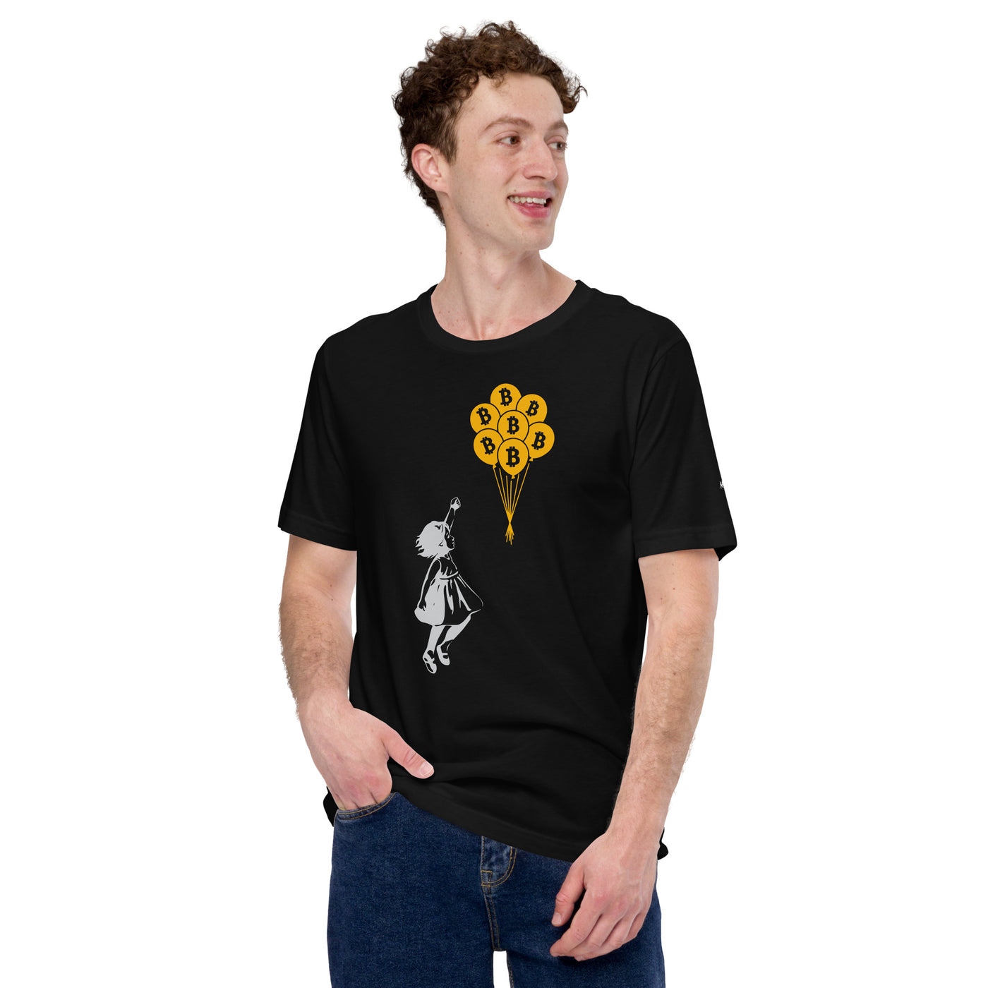 Bitcoin Little Girl Unisex t-shirt