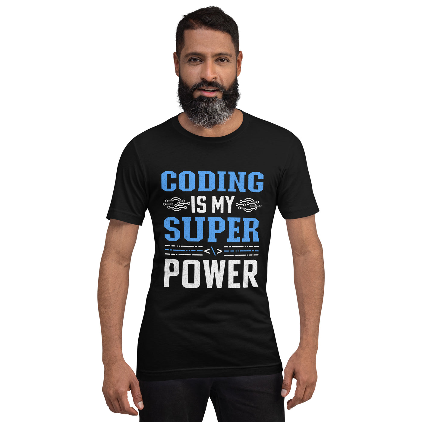 Coding is My Super Power Unisex t-shirt