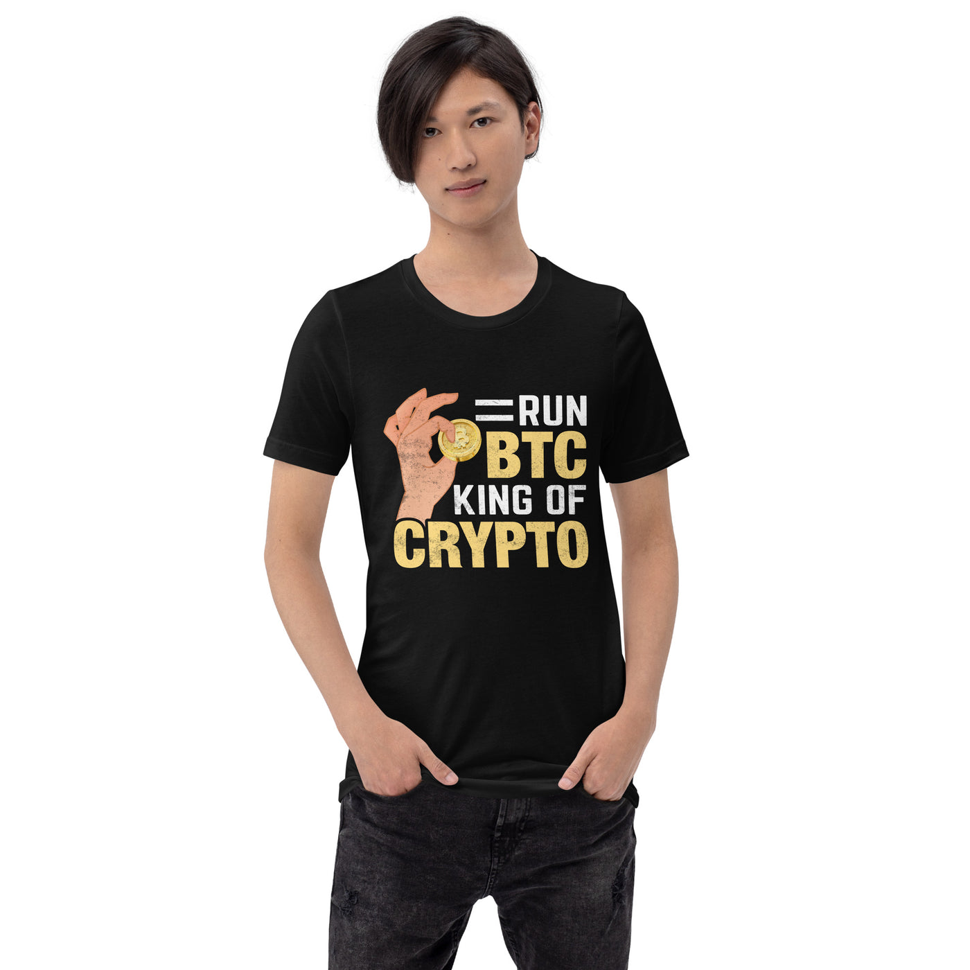 = Run BTC King of BitCoin - Unisex t-shirt
