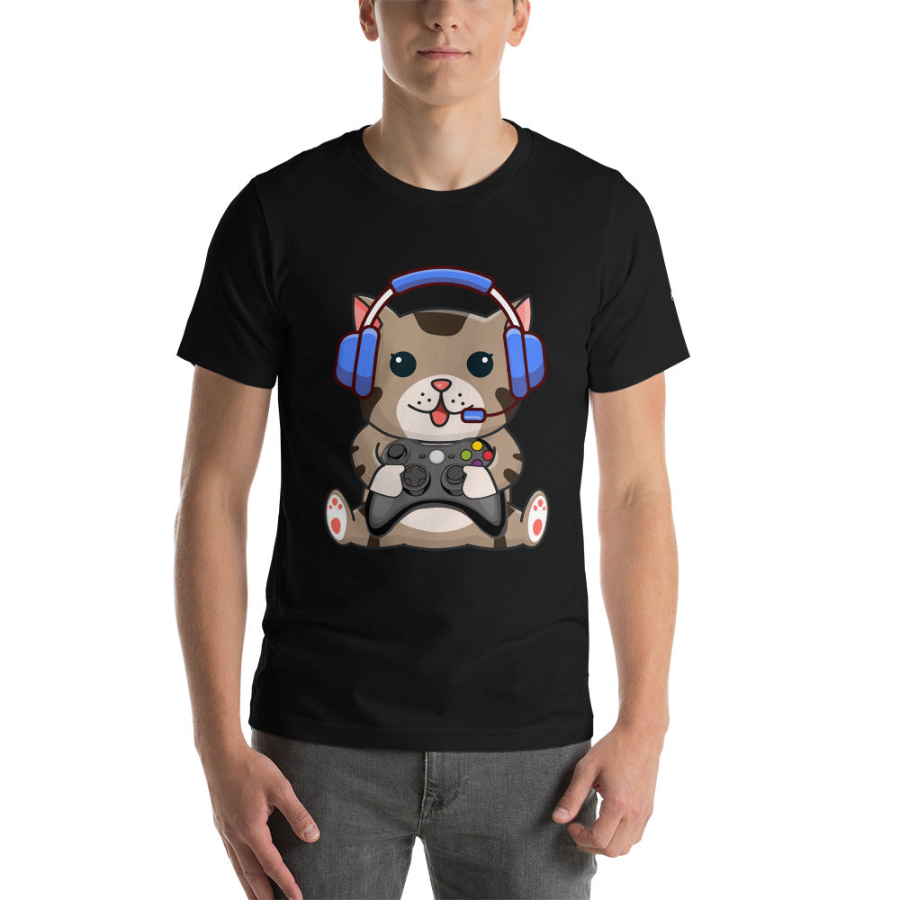 Gamer Cat - Unisex t-shirt