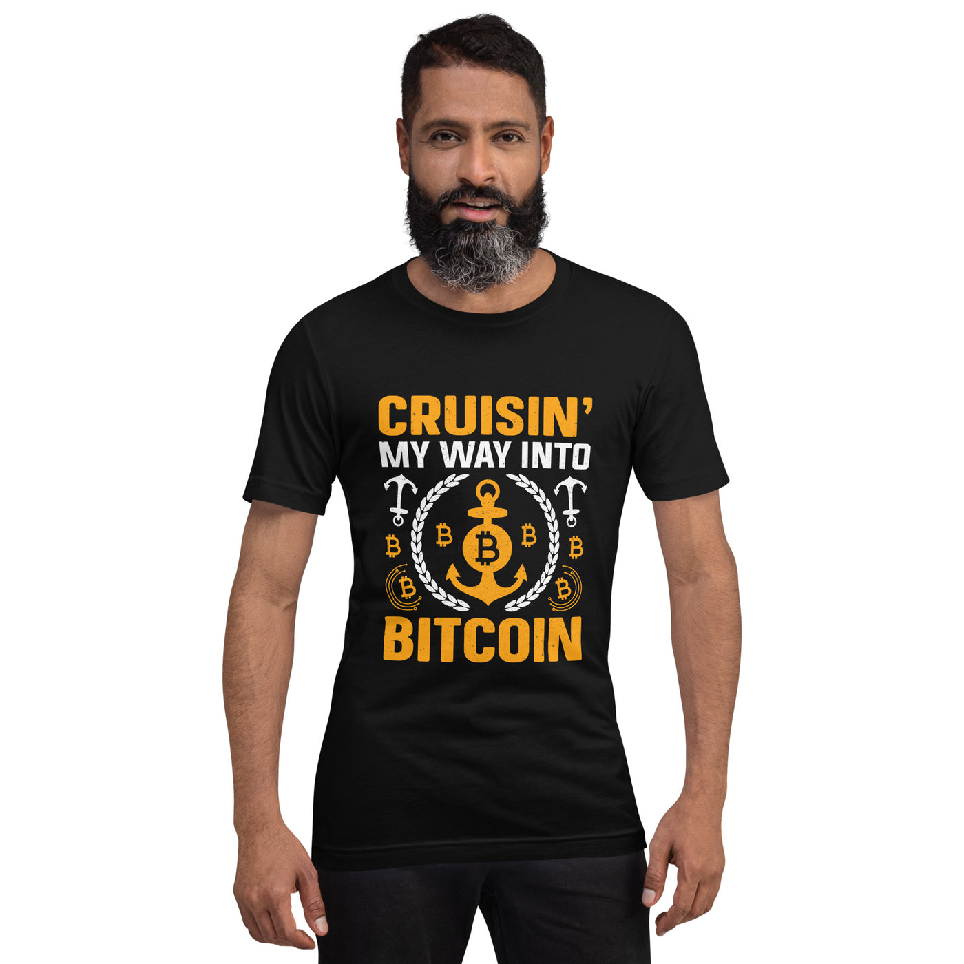 Cruising My Way into Bitcoin - Unisex t-shirt