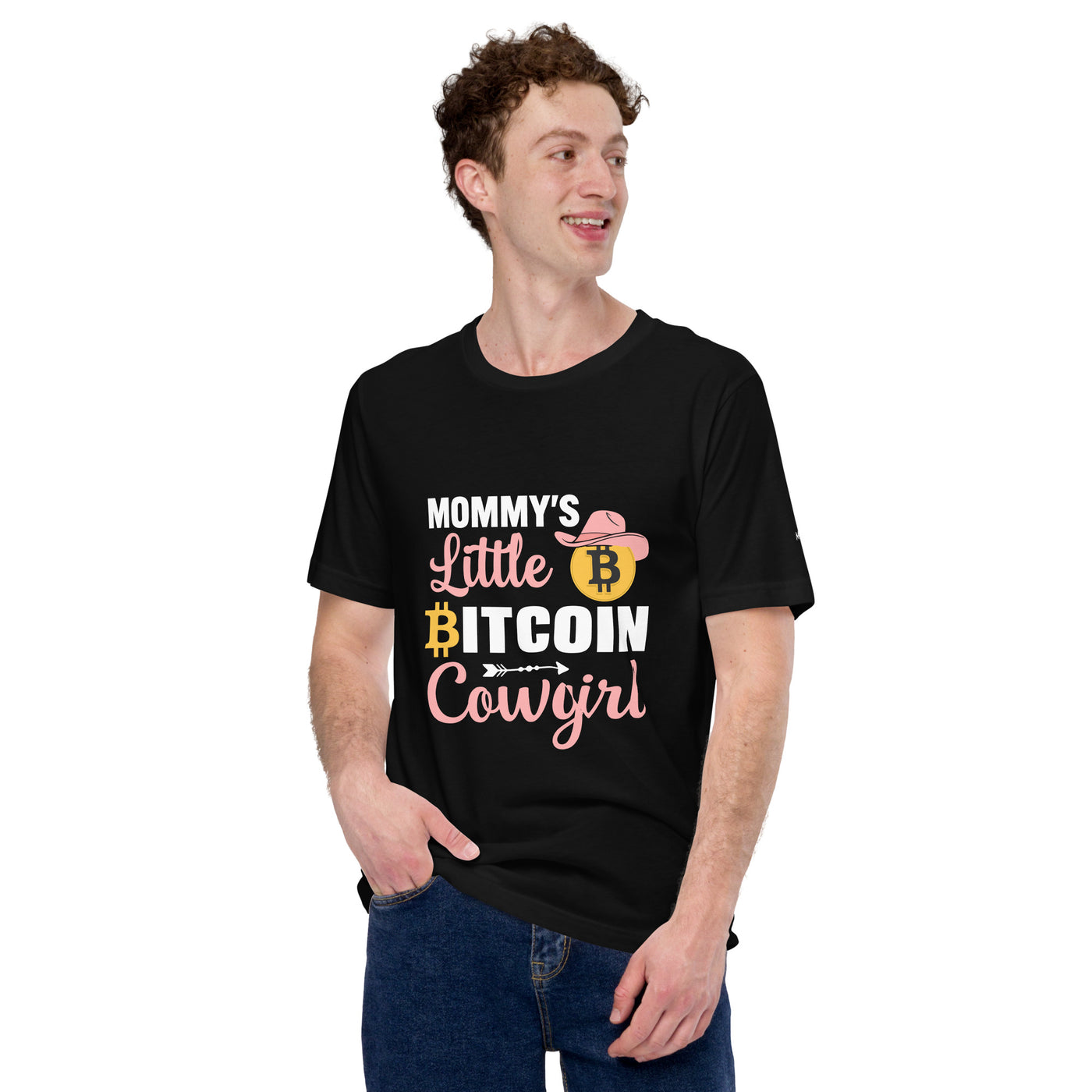 Mommy's little bitcoin cowgirl - Unisex t-shirt