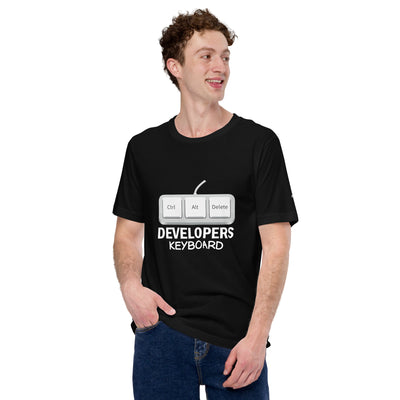Ctrl+Alt+Del Developer Keyboard - Unisex t-shirt