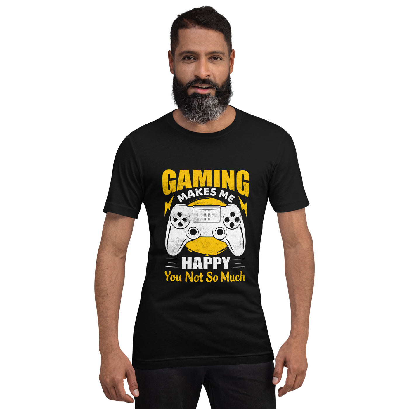 Gaming Makes me Happy (MAHFUZ) - Unisex t-shirt