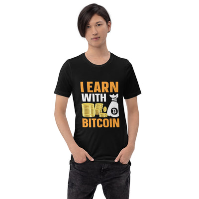 I Earn with Bitcoin - Unisex t-shirt