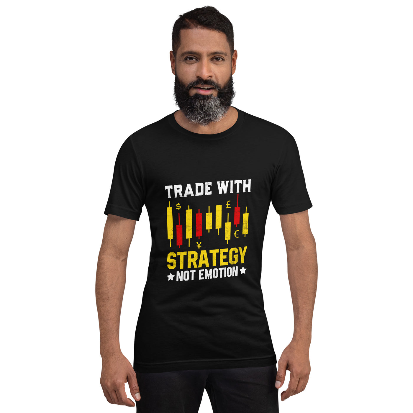 Trade with Strategy not Emotion - Unisex t-shirt