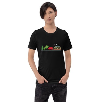 Pine tree Green Bull Read Bear Trading - Unisex t-shirt