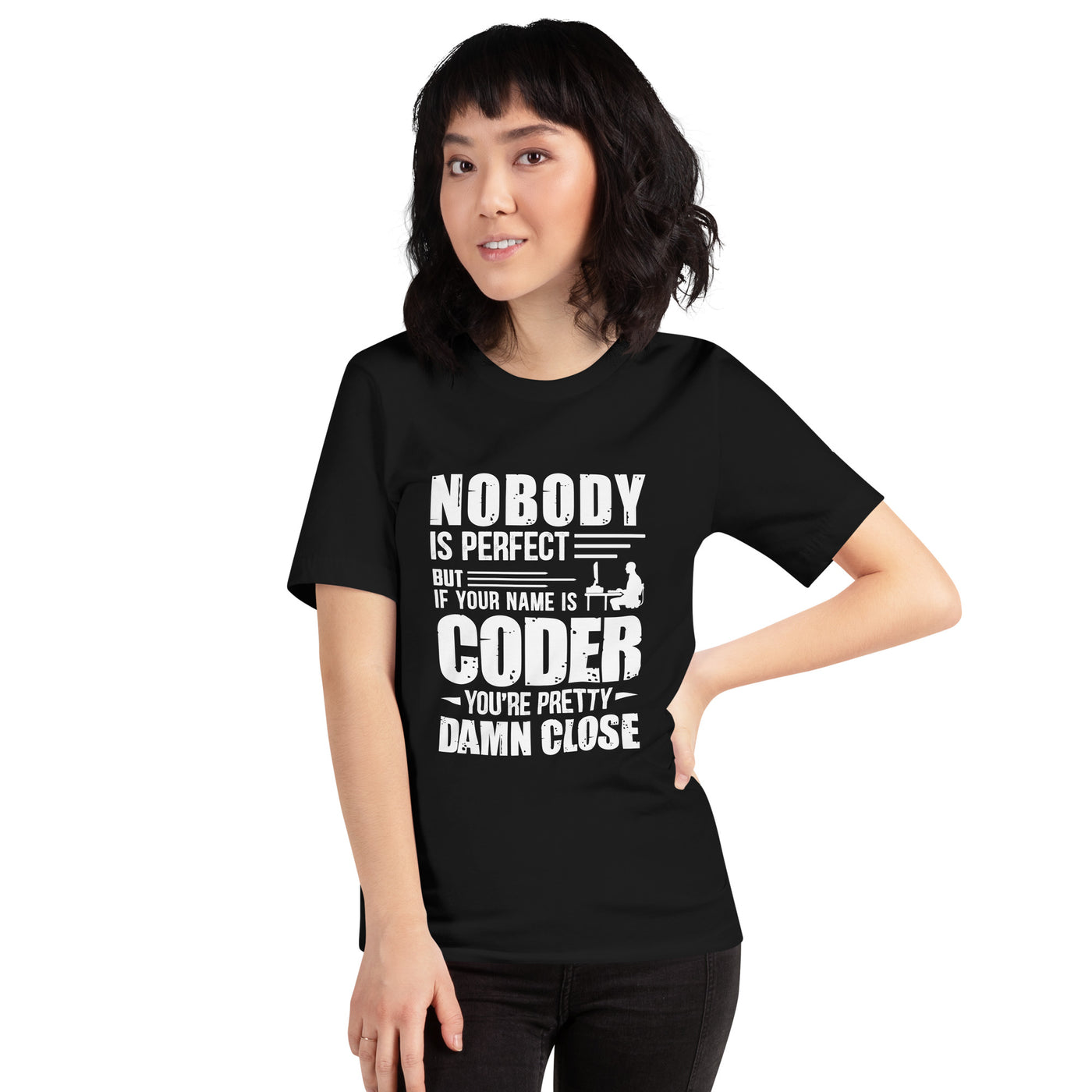 Coder Close to Perfect - Unisex t-shirt