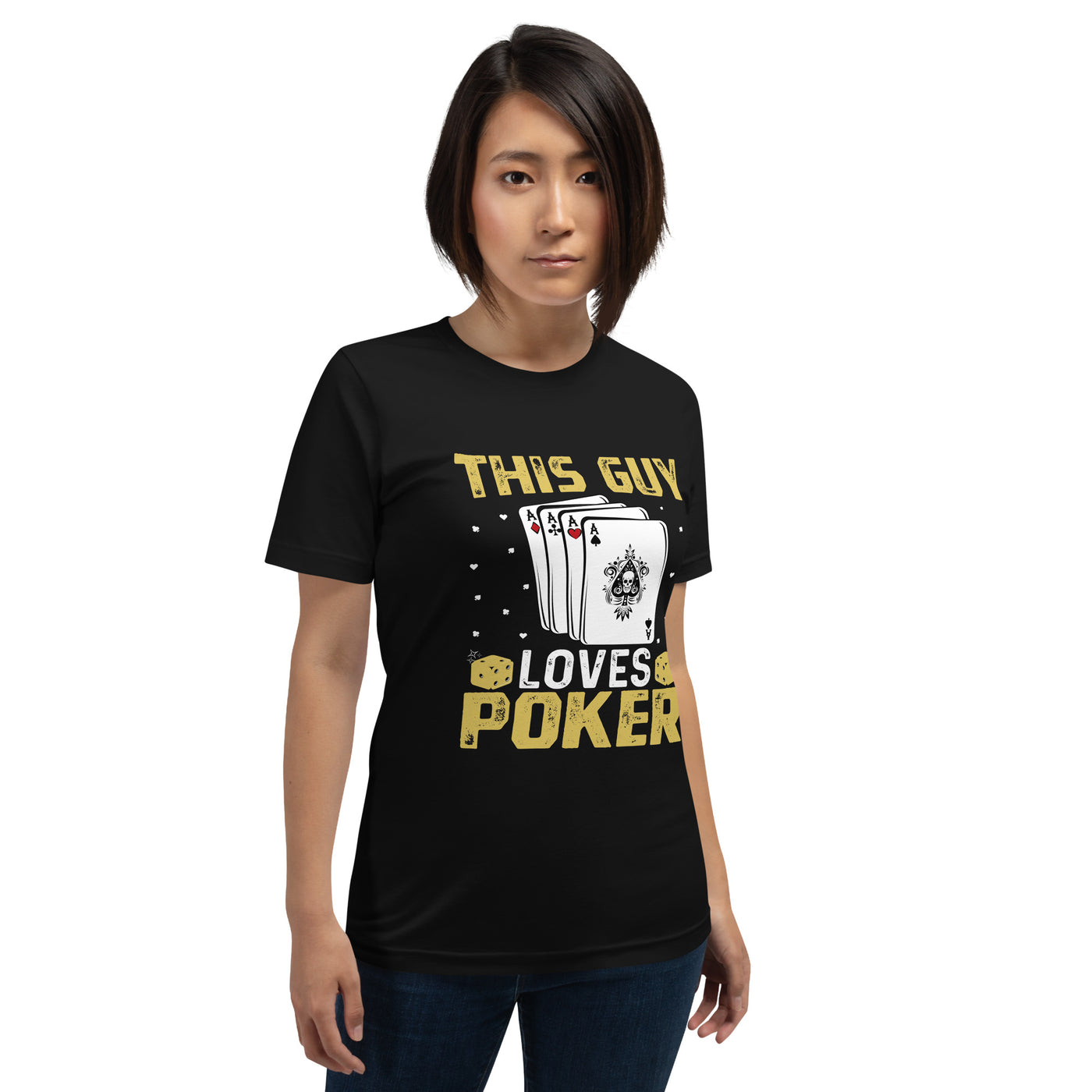 This Guy Loves Poker - Unisex t-shirt