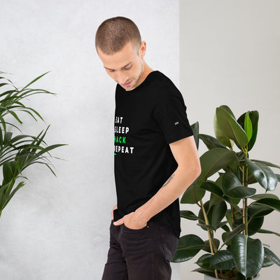 Eat, Sleep, Hack, Repeat V2 - Unisex t-shirt