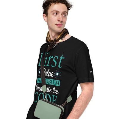First solve the Problem, Then Write the Code (Rasel) Unisex t-shirt