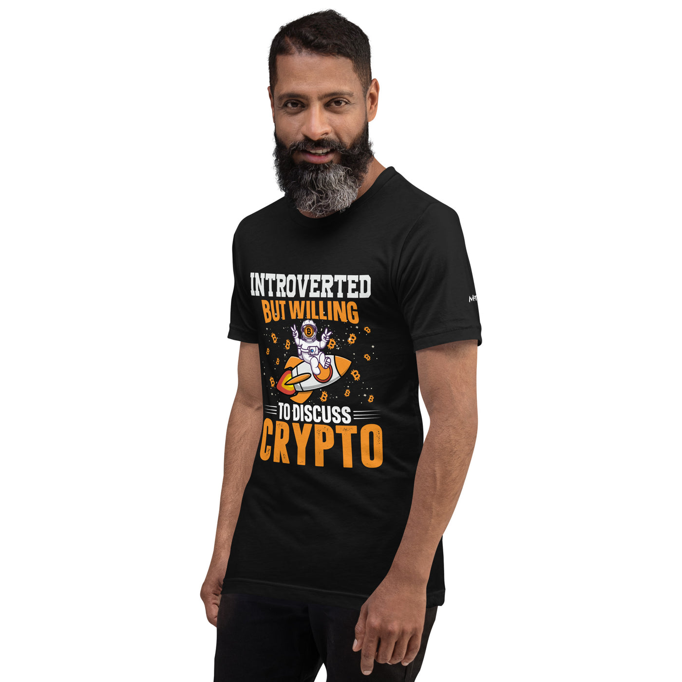 Introverted but Willing to Discuss Bitcoin Unisex t-shirt