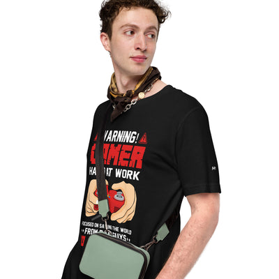 Gamer Hard at Work, Do not Disturb - Unisex t-shirt