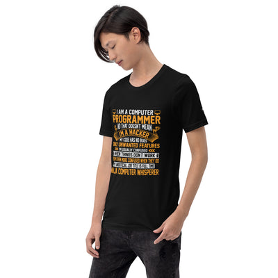 I am a Computer Programmer: Ninja Computer Whisperer - Unisex t-shirt