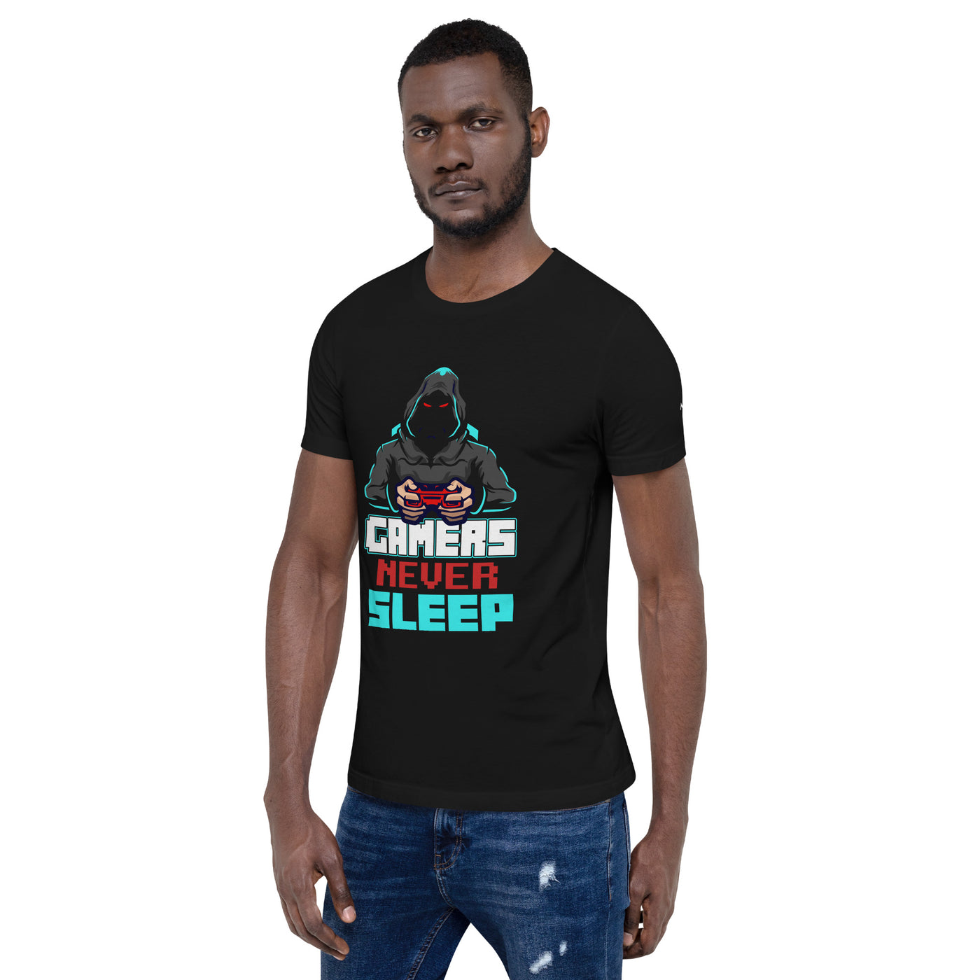Gamers never Sleep V1 - Unisex t-shirt