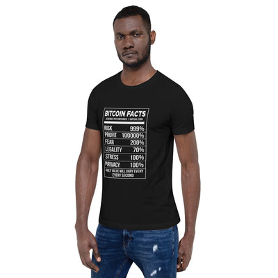 Bitcoin Facts - Unisex t-shirt