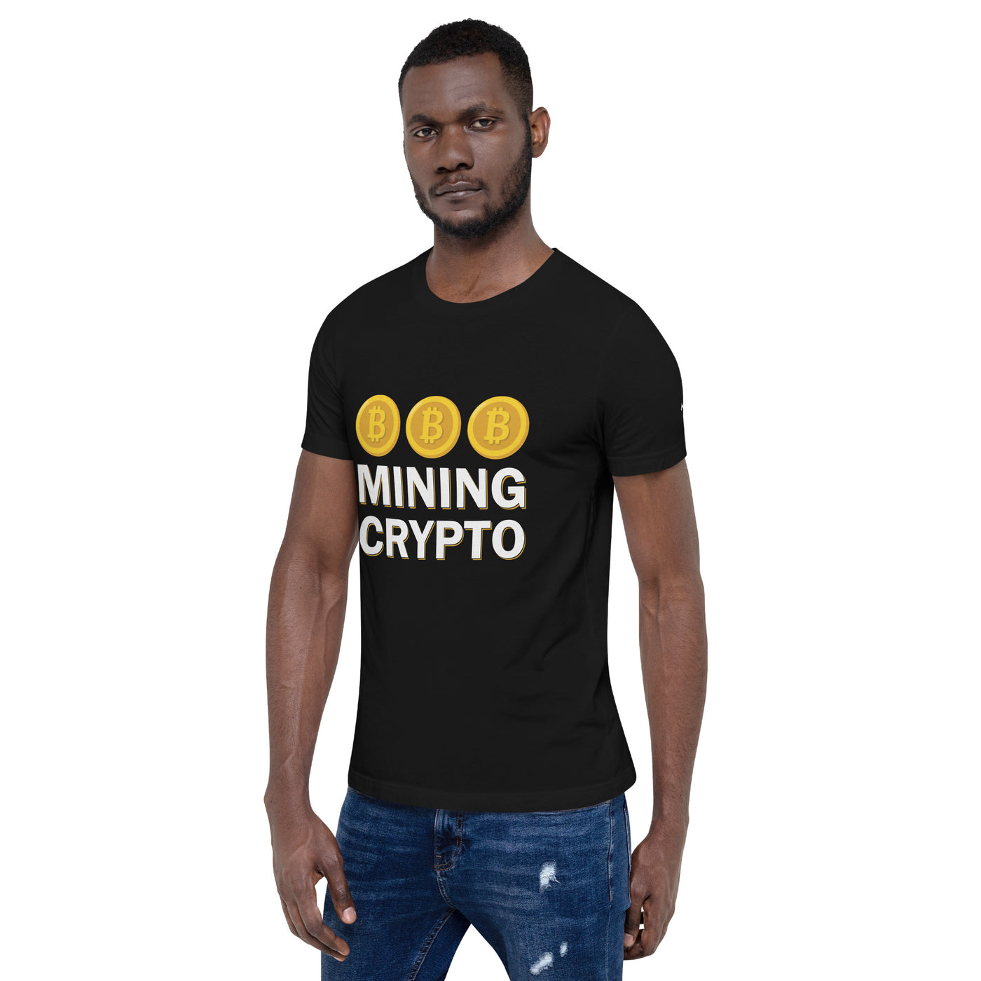Mining Crypto - Unisex t-shirt ( Back Print )