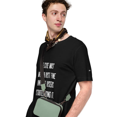 The code was working just fine until the users started using it V2 - Unisex t-shirt