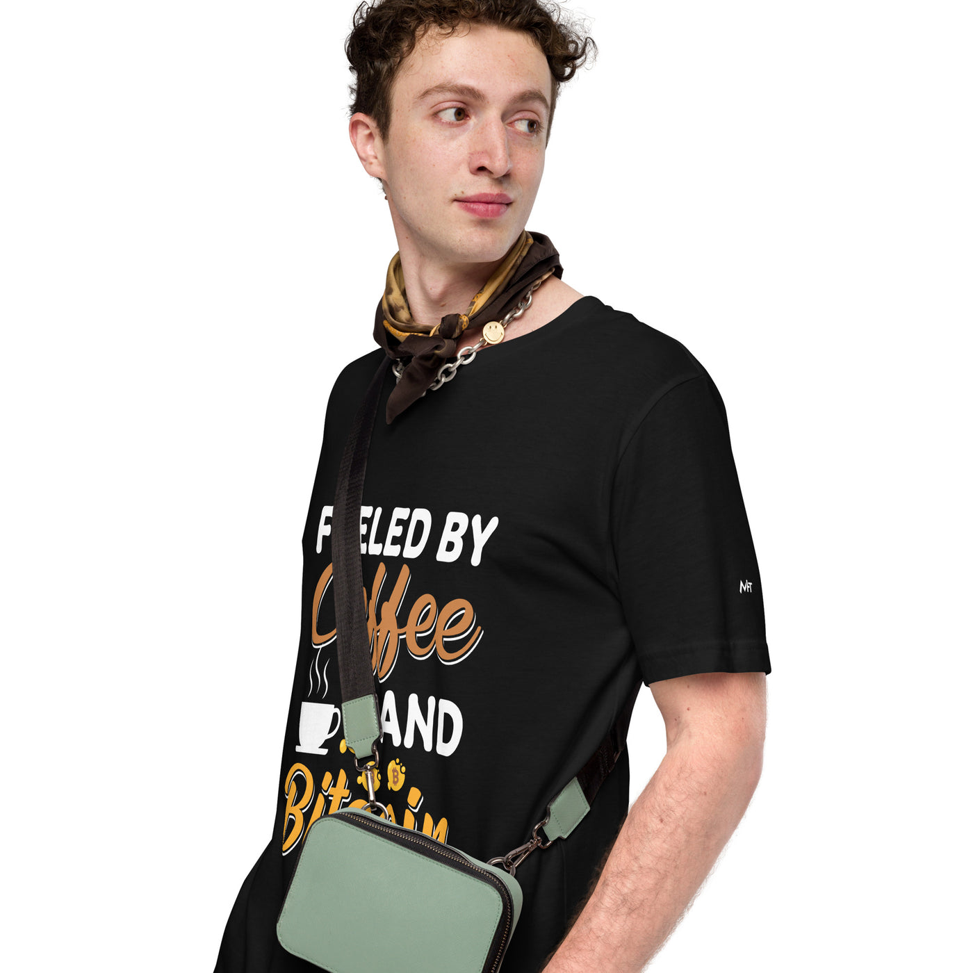 Fueled by Coffee and Bitcoin V1 - Unisex t-shirt