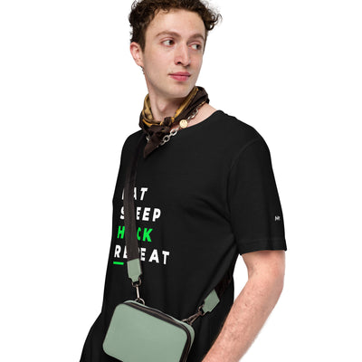 Eat, Sleep, Hack, Repeat V2 - Unisex t-shirt